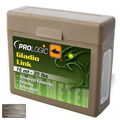 Повідковий матеріал Prologic Gladio Link 15 м 40 lbs Coated Ca мo Brown