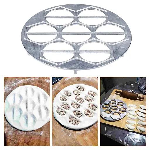 Металева вареничниця (форма для швидкого ліплення вареників) Ø26 см Харків, ХЕАЗ 81684 - фото 2