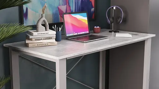 Письмовий стіл Ferrum-decor Драйв 750x1000x700 Сірий метал ДСП Бетон 32 мм (FRD-103372) - фото 4