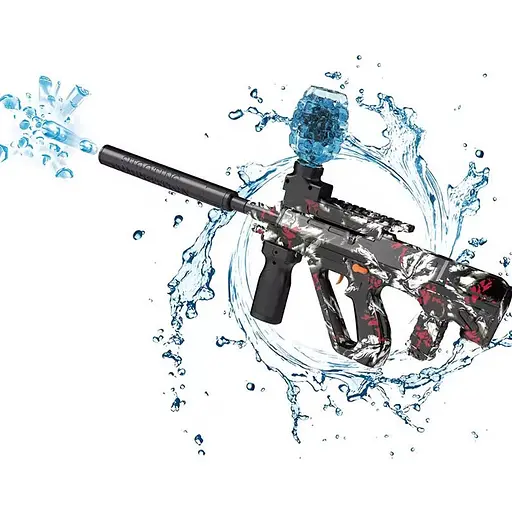 Бластер автоматический OldBro AUG Gel Ball с гель шариками орбиз 10500 шт. eXtream BlackW - фото 1