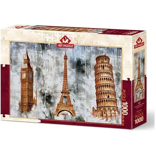 Пазл Art Puzzle Три города Три башни 1000 эл. (5199)