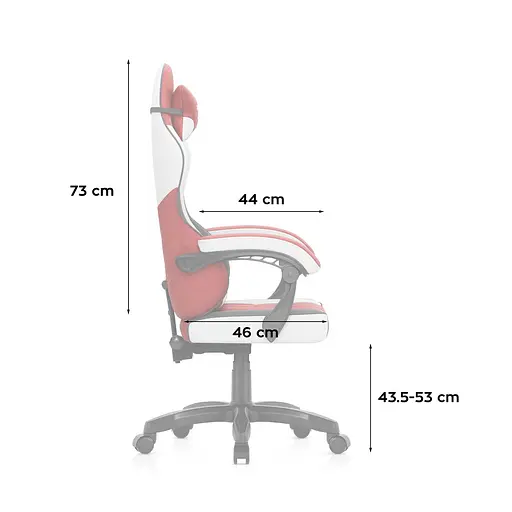 Компьютерное кресло Huzaro Force 2.7 Red ткань - фото 8