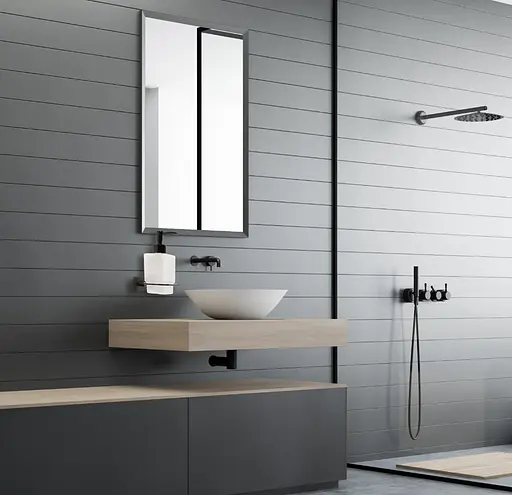 Дозатор для рідкого мила Rea Oste 6 black REA-80047, Чорний - фото 4