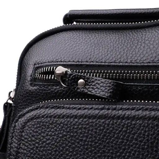 Ділова чоловіча сумка з ручкою для перенесення в руці з натуральної шкіри Vintage 21х25х10 см sum0027500 - фото 16