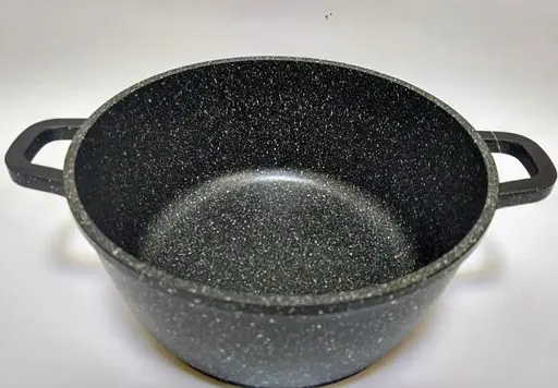 Каструля Bohmann BH 7350-26 MRB 5л з подвійним дном антипригарне мармур-граніт покриття з кришкою - фото 5