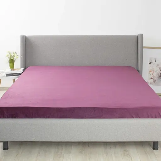 Простирадло ТЕП Velour з резинкою бордове (2-04824_35034) - фото 1