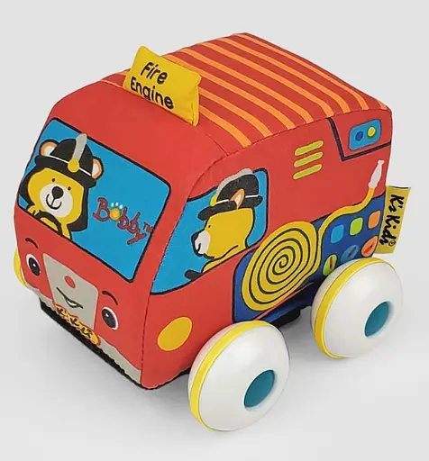 Іграшка Ks Kids Машинки Pull-back (шкільний автобус і пожежна машина) (6892322) - фото 2