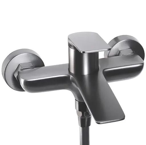 Смеситель для ванны Rea Avalon tytan графит настенный с изливом REA-B2706 Графит - фото 3