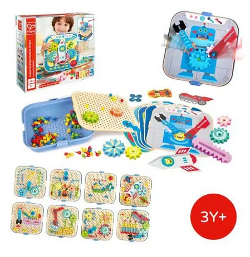 Игровой набор Hape Увлекательные шестерни E1065 Конструктор - фото 10