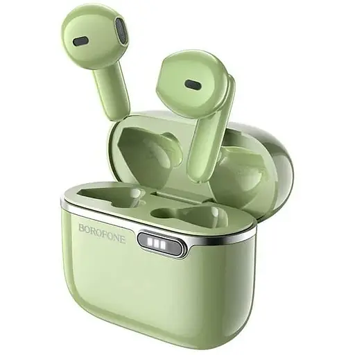 Навушники Bluetooth Borofone Leisure true бездротовий BT headset BW12 |BT5.1, 30/250mAh, 4h| green