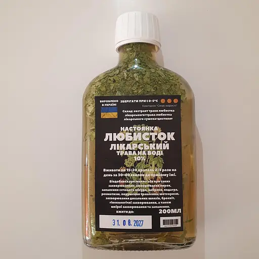 Водна настойка на траві любистка лікарського 200 мл - фото 1