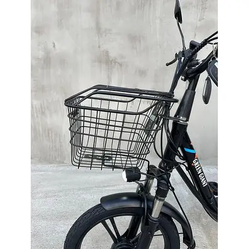 Электровелосипед Green Giant U18" 600W 48V 16Ah + складной багажник сиденье черный - фото 7