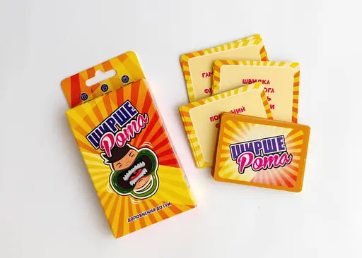 Настільна гра Fun Games Shop Ширше Рота: Доповнення до гри (Watch Ya' Mouth: Expansion) (укр.) (FGS59) - фото 4