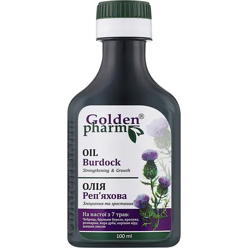 Масло репейное Golden Pharm 100 мл