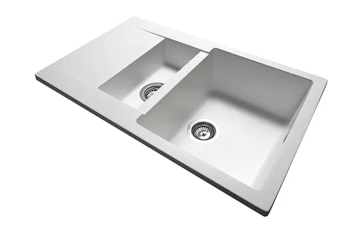 Кухонная мойка гранитная Miraggio LaPas white 786x489x203 00207802, Белый - фото 2