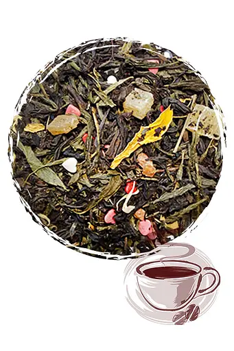 Суміш чорного та зеленого чаю Brayval Основний Інстинкт 500 г - фото 1