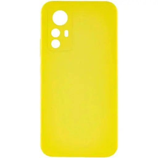 Чохол TPU Getman Liquid Silk Full Camera для Xiaomi Redmi Note 12S Жовтий / Flash