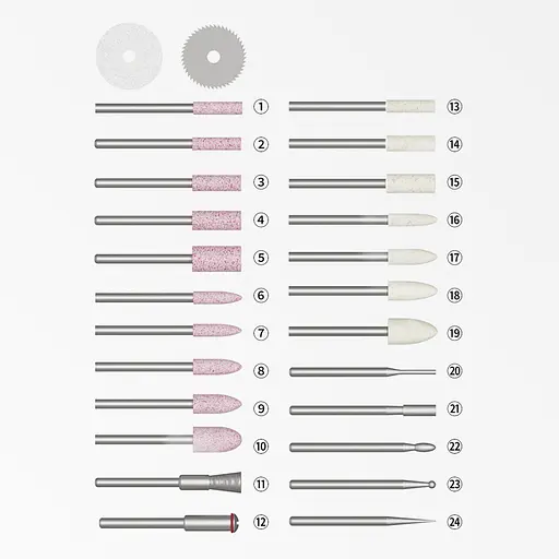 Гравер аккумуляторный Xiaomi Duka ATuMan EP1 (24 насадки) - фото 3