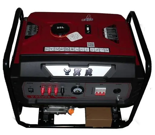 Бензиновий генератор EF Power 7,0/7,5 кВт, однофазний, ручний запуск (V9500S) - фото 2