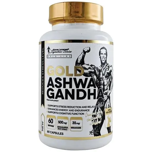 Ашваганда Kevin Levrone Gold Line Ashwagandha, 60 капсул