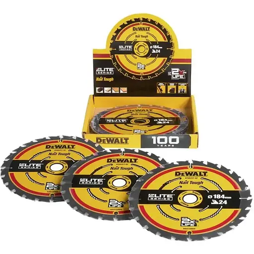 Диск пиляльний DeWalt Elite Extreme 184 х 16 х 24 мм (DT10401_10)