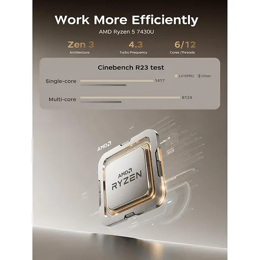 Ноутбук 5 7430U, Windows 11 Pro, 16GB DDR4 512GB, 1920 * 1080 - фото 2