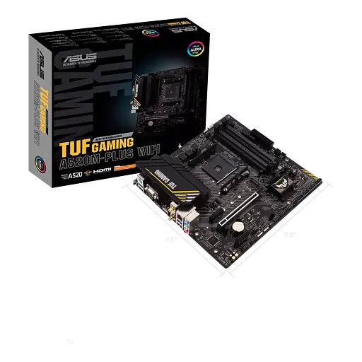 Материнська плата Asus A520M-Plus TUF Gaming Wi-Fi Socket AM4 (TUF GAMING A520M-PLUS WIFI)