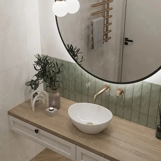 Умивальник VBI Parma white накладний VBI-011000, Білий - фото 1