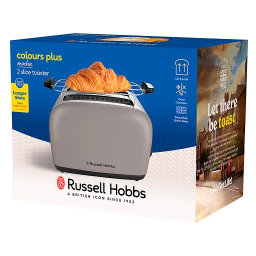 Тостер  Russell Hobbs Colours Plus 2S Mocha 1670 Вт (26931-56) - фото 10