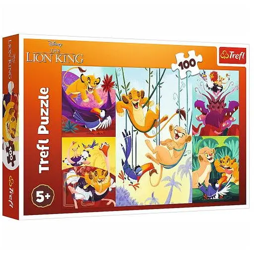 Пазл Trefl Храбрый Король Лев 100 эл. (16478)