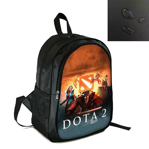 Рюкзак городской/школьный 38×28см с принтом Dota 2 детский, подростковый, спортивный (4134)