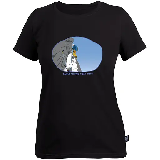 Футболка Fram Good things take time XS Чорна (1044-id_7633)