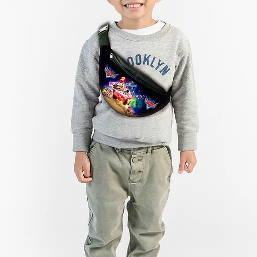 Набір дитячий Тачки Блискавка Маквін рюкзак 36х27см сумка-бананка, кружка з принтом для хлопчика (01596) - фото 3