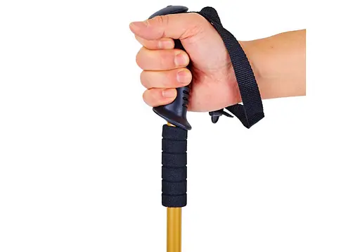 Палка для скандинавської ходьби EasyFit SKY ROAD жовта 1 шт (EF-2471-Y) - фото 3