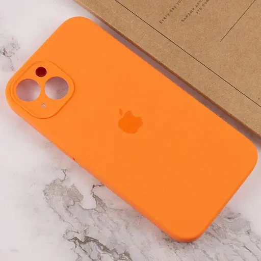 Чохол Epik Silicone Case Full Camera Protective AA для Apple iPhone 14 Plus 6.7 Помаранчевий/Kumquat - фото 4