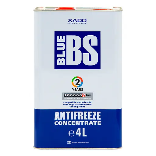 Антифриз Xado Antifreeze Blue BS G11 синий концентрат 4л(XA 50302_2) - фото 1