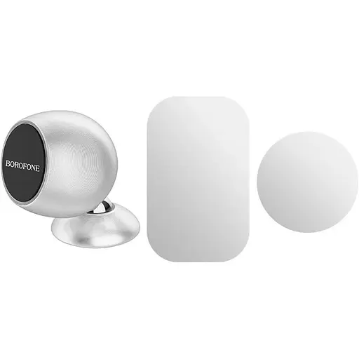 Автодержатель Borofone BH41 магнитный серебристый - фото 1