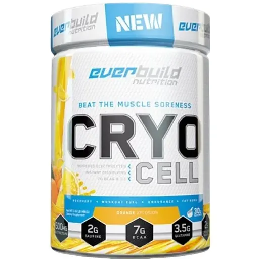 Аминокислотный комплекс Everbuild Nutrition Cryo Cell BCAA 8:1:1 Голубая малина 486 г
