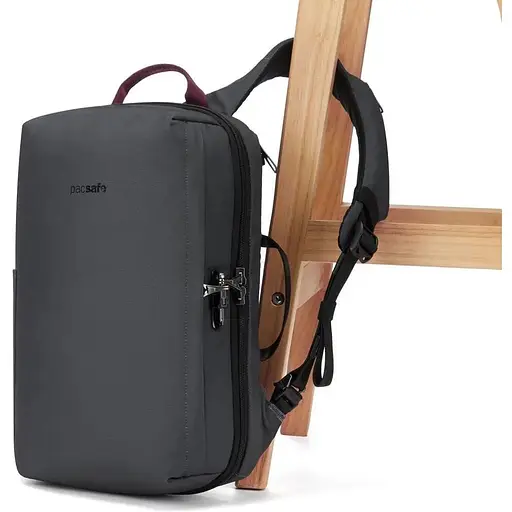 Антикидный рюкзак Pacsafe X 13" 11 л commuter backpack графитовый (30665144) - фото 5