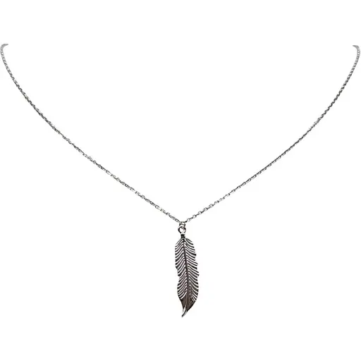 Серебряное колье Qvaliz Перо. 908-00930 40