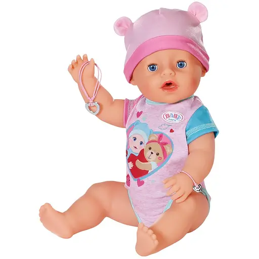 Лялька Baby Born Мила Емма з комбінезончиком з аксесуарами 43 см (840504)