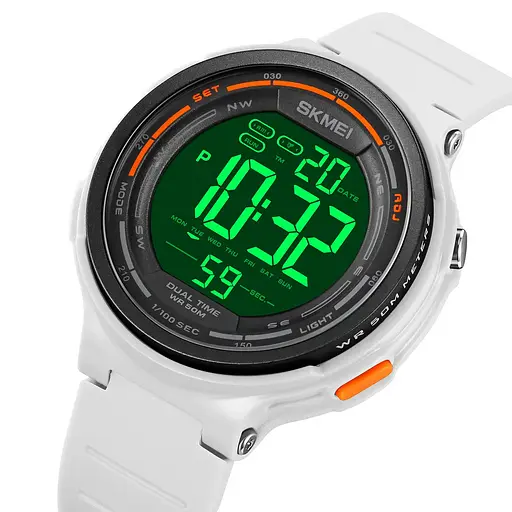 Чоловічий наручний годинник Skmei 1841 Білий - фото 3