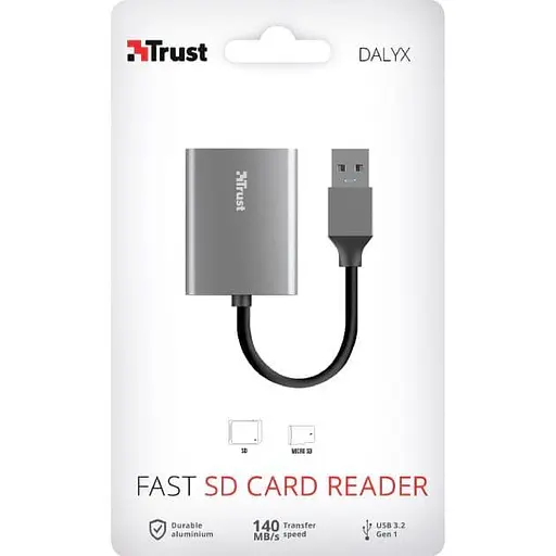 Кардрiдер Trust DALYX FAST USB 3.2 ALUMINIUM (24135_TRUST) - фото 6