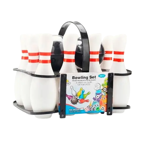 Набір для боулінгу, кеглі 10 шт., 2 кулі MR1428