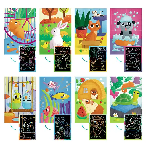 Детский набор для творчества "Домашние животные" DoDo Toys 300490 - фото 2