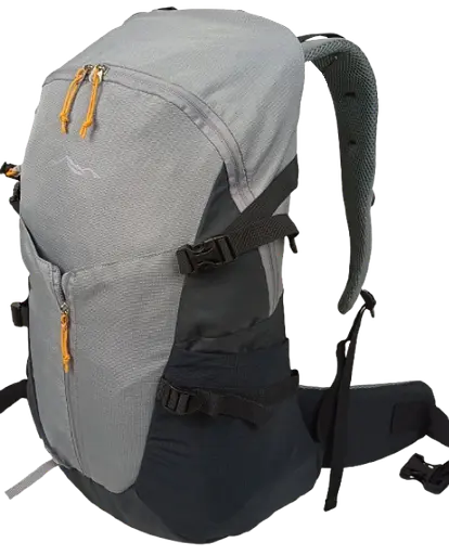 Спортивный трекинговый рюкзак с дождевиком 25L ASCE серый Adventuridge sum0028834 - фото 2