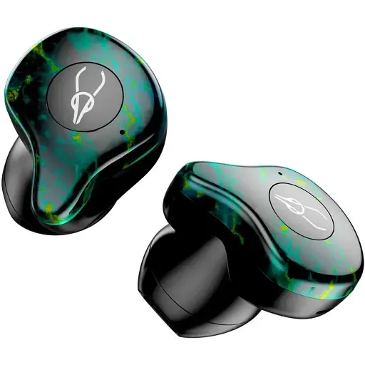 Бездротові Bluetooth навушники Sabbat X12 Ultra Dream Stone з підтримкою aptX чорно-зелені - фото 2