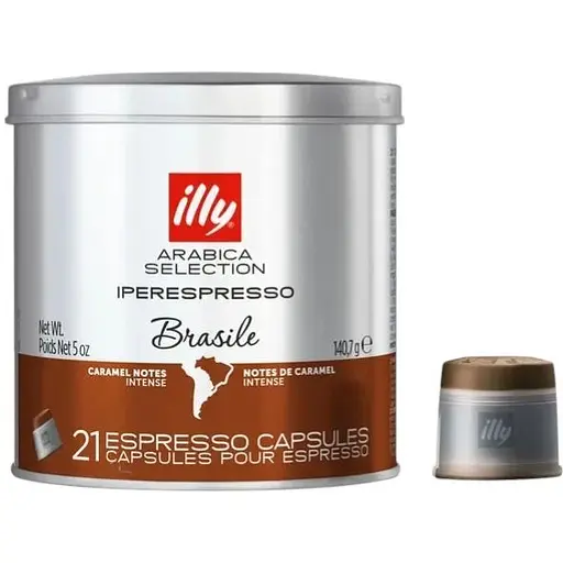Кофе в капсулах iperEspresso Illy Brazil ж/б 21 шт - фото 1