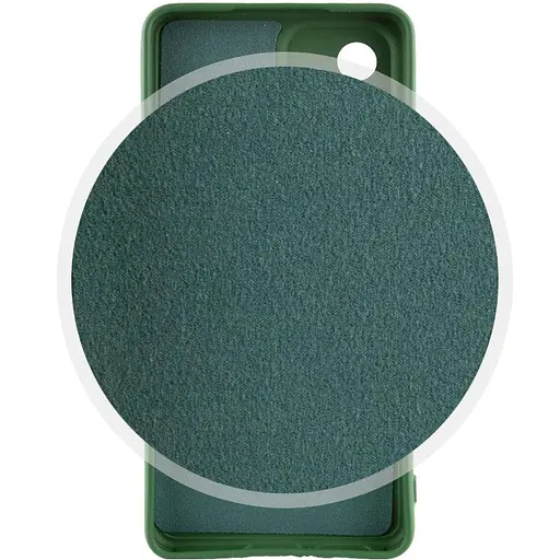Чохол Silicone Cover Lakshmi Full Camera (AA) для Samsung Galaxy A33 5G Зелений / Dark green - фото 3