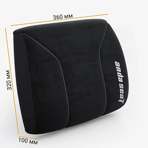 Поясничная подушка для кресла Anda Seat Novis Lumbar Pillow Black Size XL - фото 4